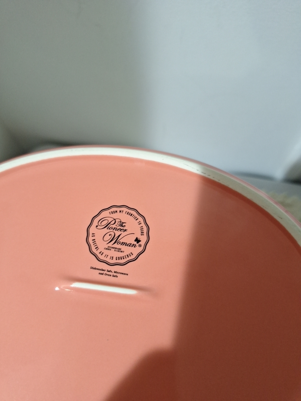 The Pioneer Woman Coral Ceramic Serving Platter - Picture 3 of 4